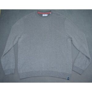 Southern Tide Men's Bailer Jade Crewneck Sweater Size 2XL Gray Knit
